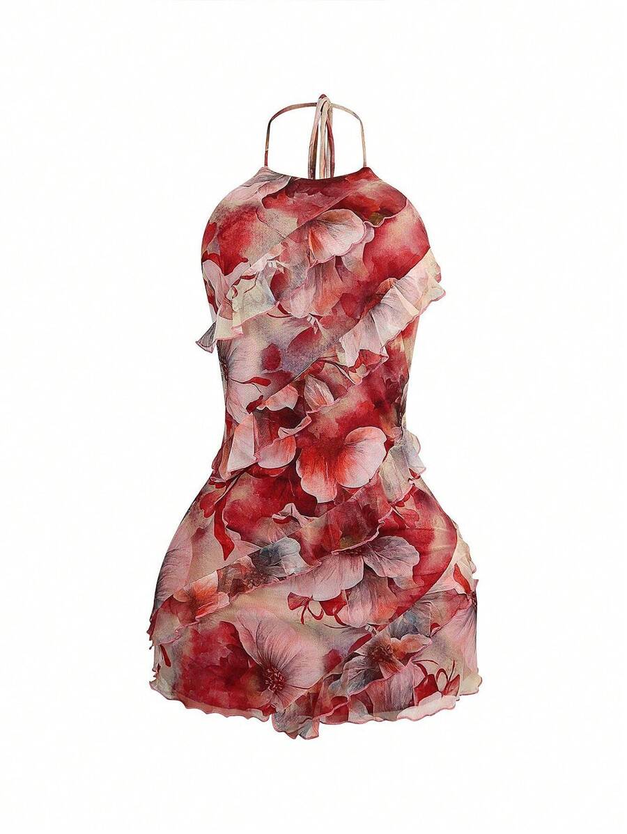 Robe d'été à col licou pour femme