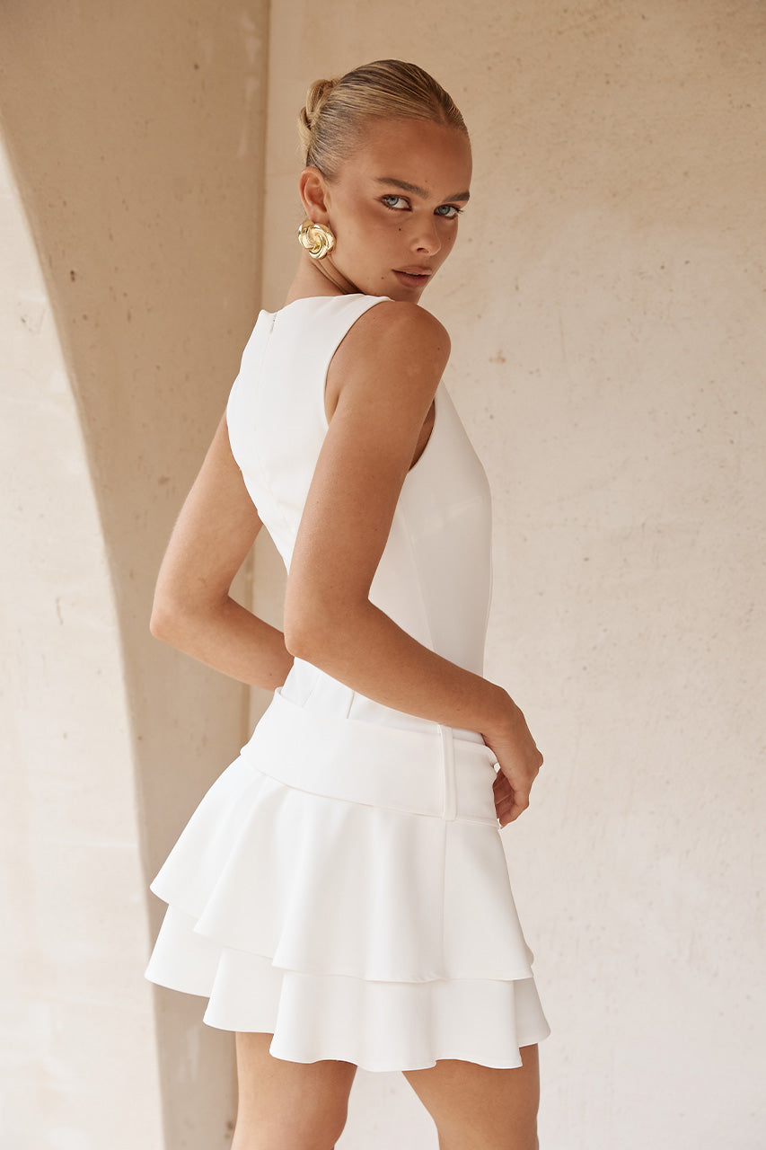 ROBE MINI FAWN - BLANCHE